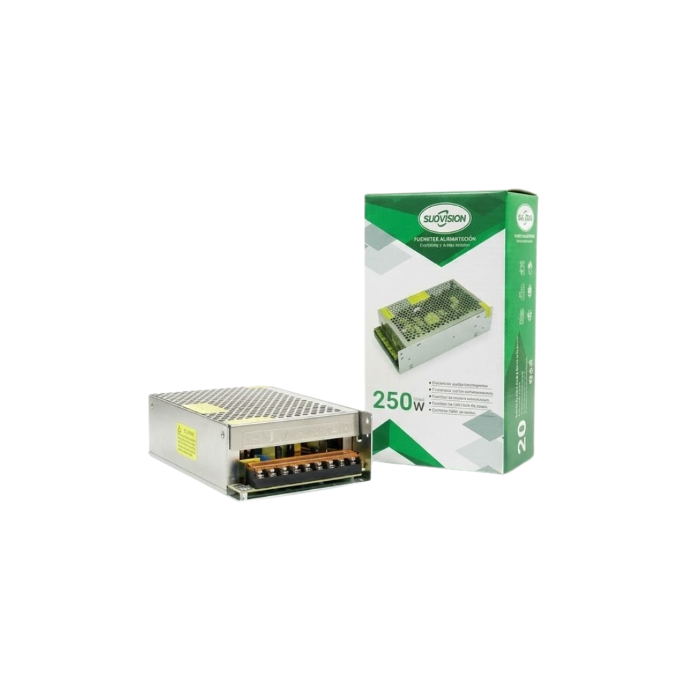 SUDVISION FUENTE SWITCHING 12V 20A S-250-12