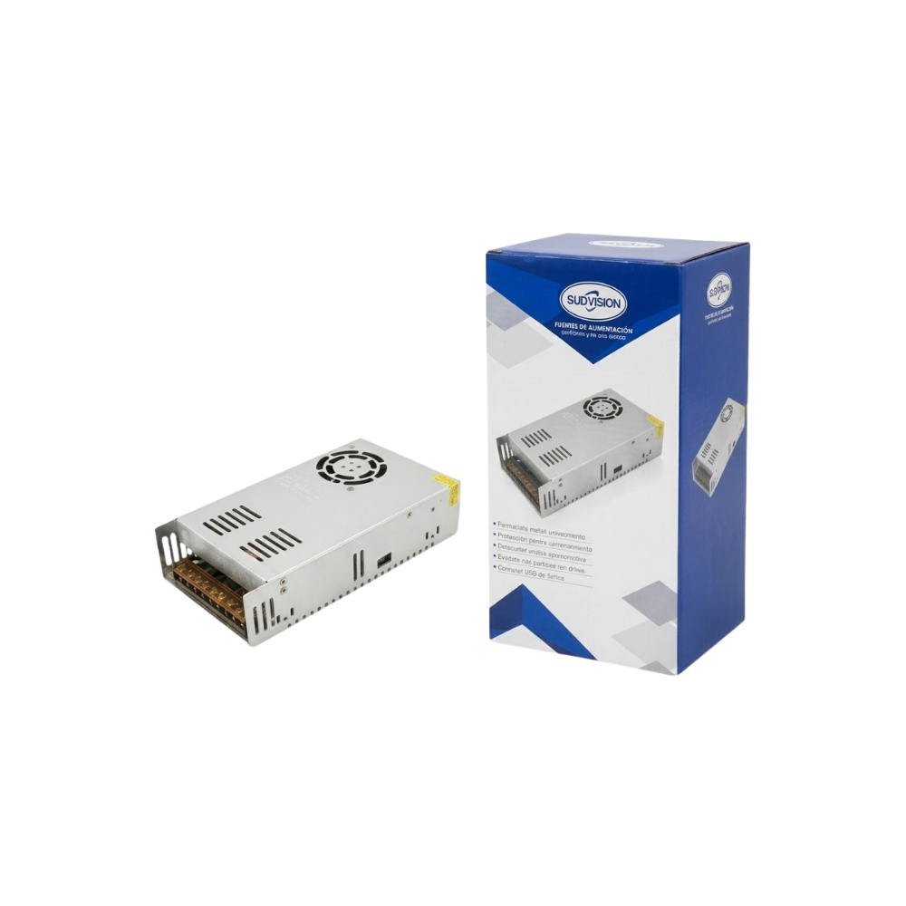 SUDVISION FUENTE SWITCHING 24V 15A S-360-24
