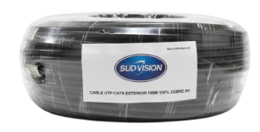SUDVISION CABLE UTP CAT5E EXTERIOR 50MT 100% COBRE BC