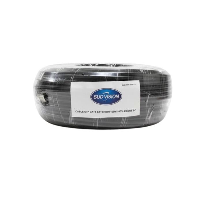 SUDVISION CABLE UTP CAT5E EXTERIOR 100MT 100% COBRE BC