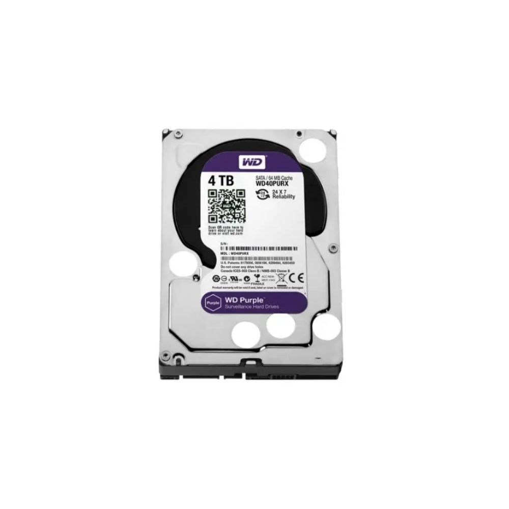 DISCO RIGIDO WESTERN DIGITAL PURPLE 4TB WD42PURU-64C4CY0