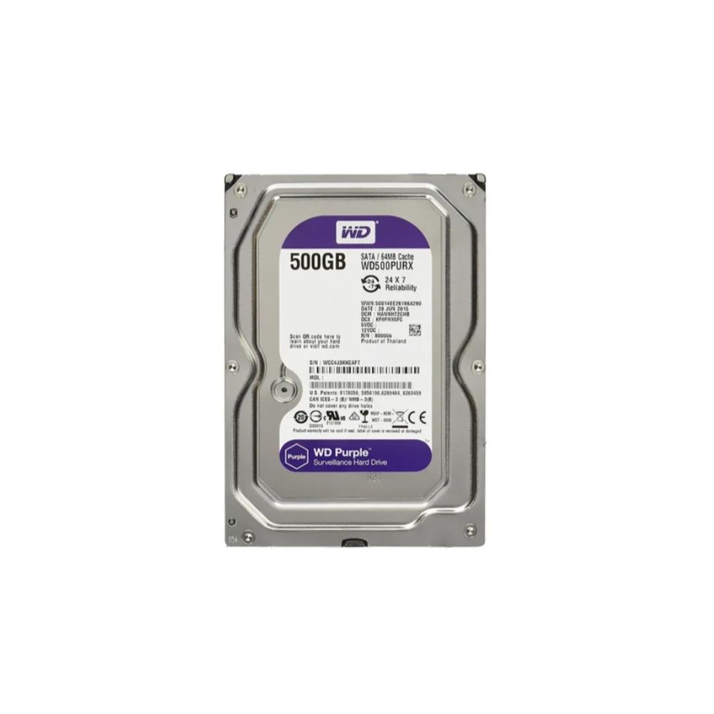 DISCO RIGIDO WESTERN DIGITAL PURPLE 500GB 5000LUCT
