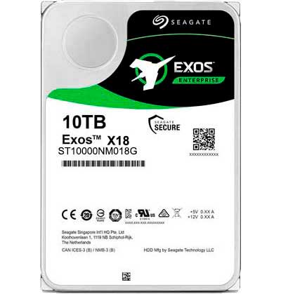 SEAGATE EXOS DISCO RIGIDO X18 10TB ST10000NM018G