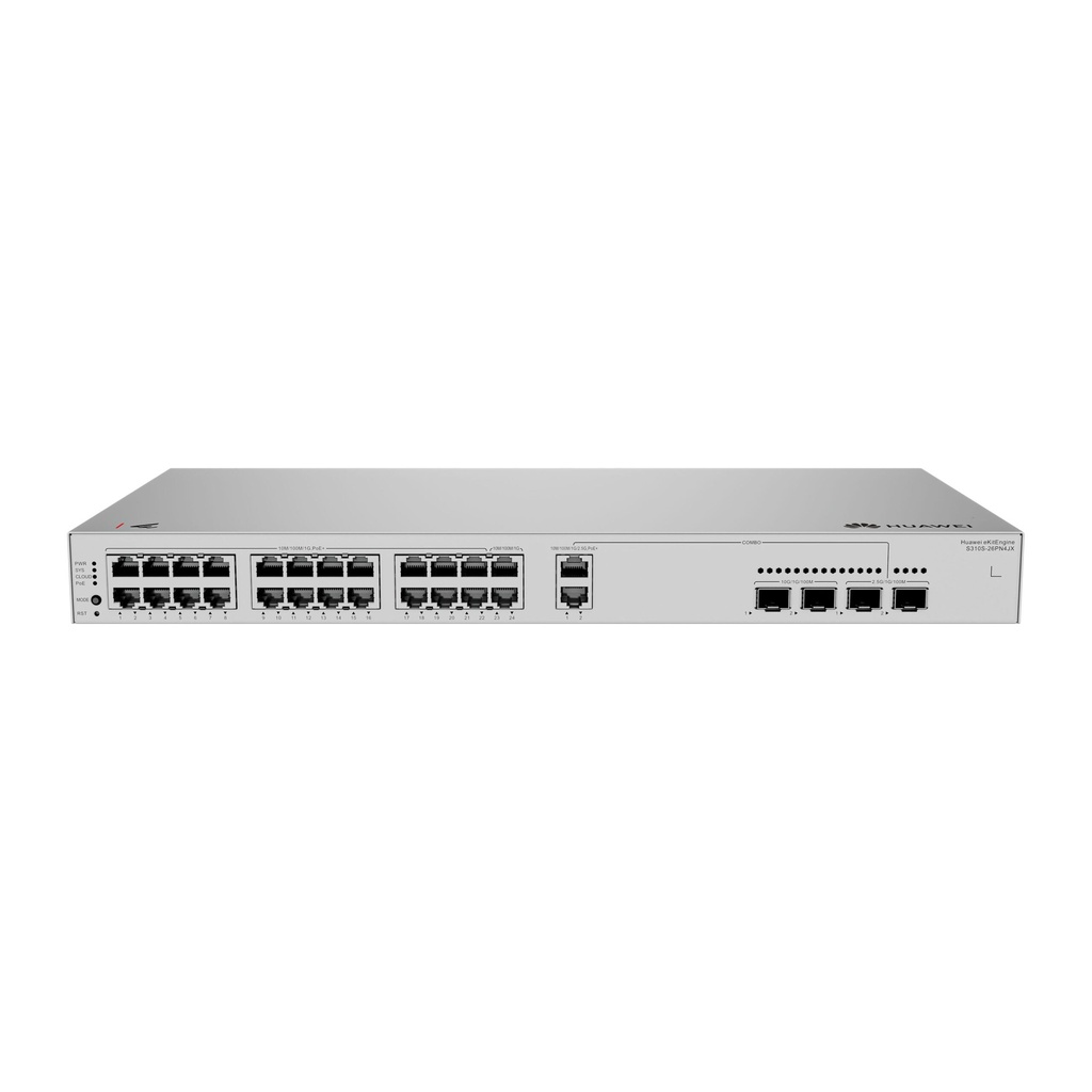 SWITCH HUAWEI EKIT L3 (S310S-26PN4JX) 26P PoE+ / 2P SFP+ / 2P SFP 2.5GE
