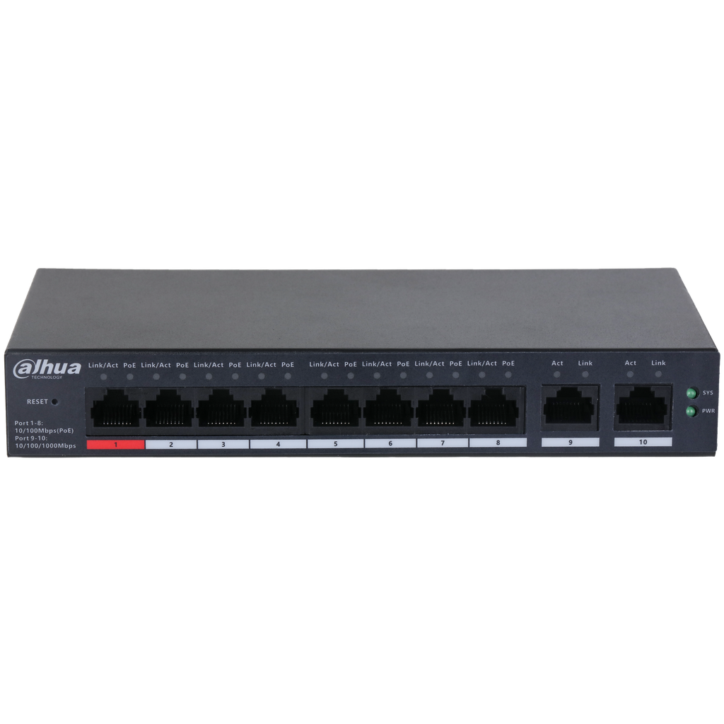 DH-CS4010-8ET-110 (SIN FUENTE)