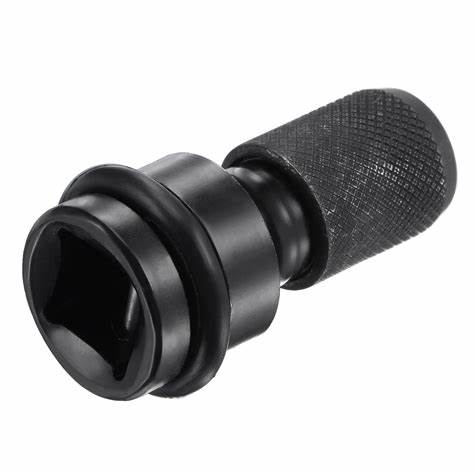 ADAPTADOR DE ENCHUFE (PUNTA CUADRADA DE 1/2" A PUNTA HEXAGONAL DE 1/4") 1/2" SQUARE DRIVE TO 1/4" HEX