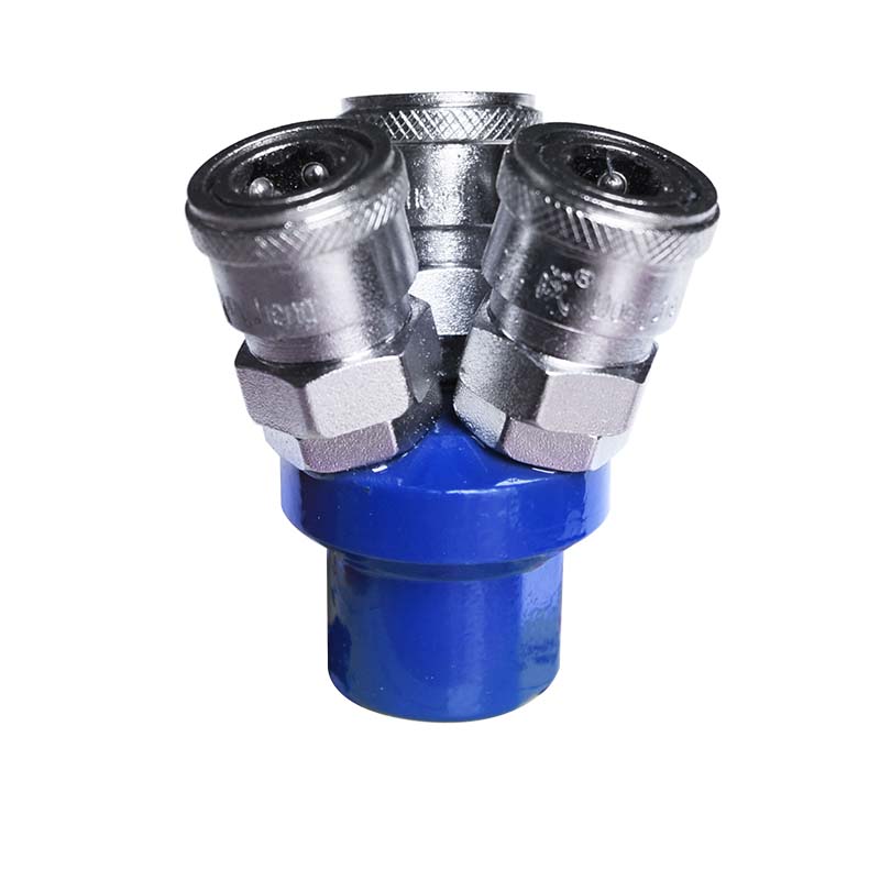CONECTOR RAPIDO NEUMATICO (REDONDO DE TRES VIAS) SMY