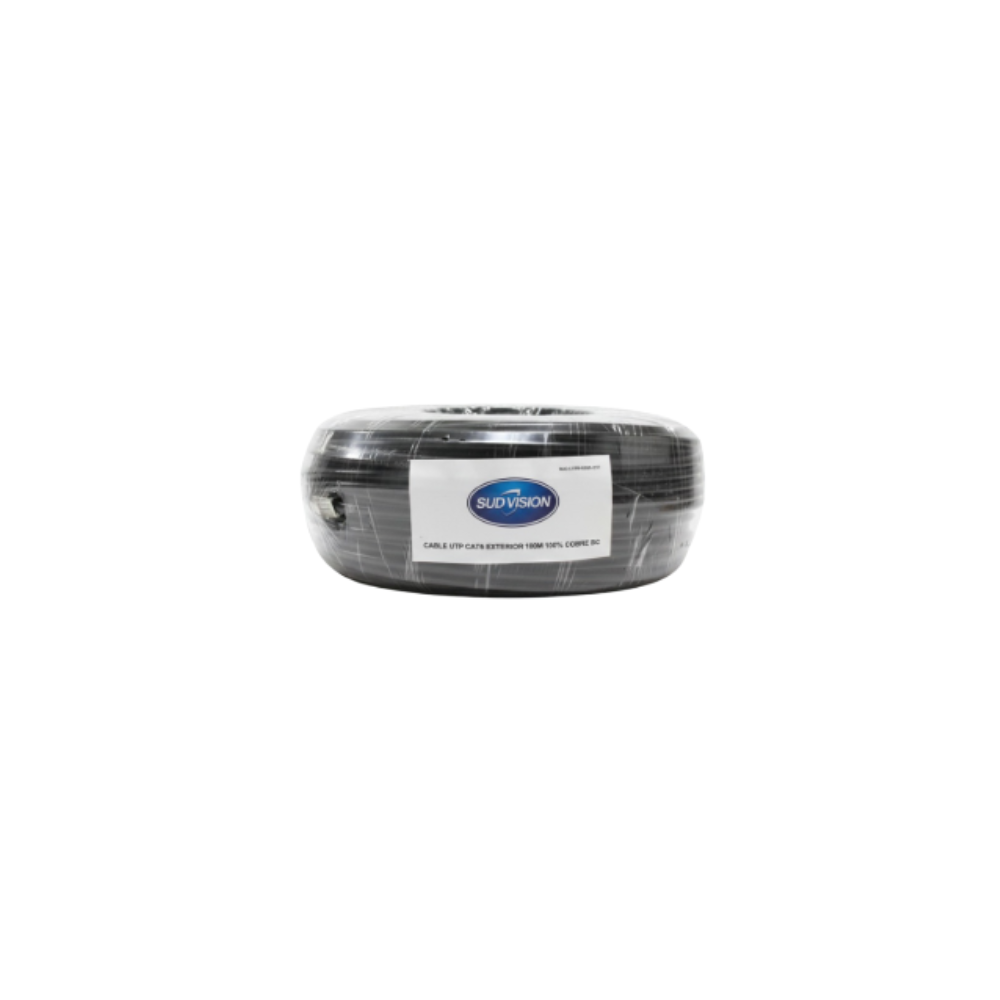 SUDVISION CABLE UTP CAT6 INTERIOR 100MT 100% COBRE BC