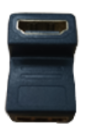 ADAPTADOR HDMI HEMBRA A HDMI HEMBRA 90°