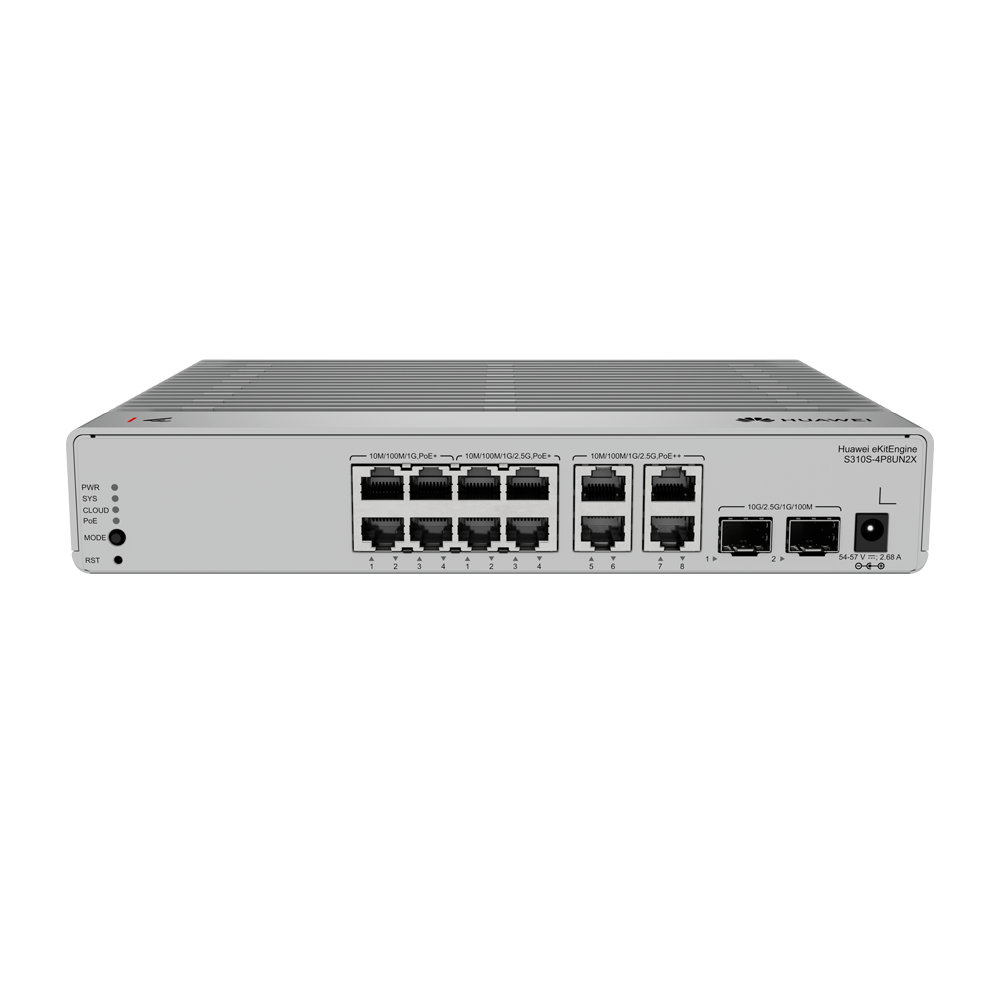 Switch Huawei eKit L3 (S310S-4P8UN2X) PoE+
