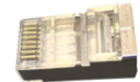 SUDVISION FICHA RJ 45 CAT6 METALICA DOBLE CONTACTO